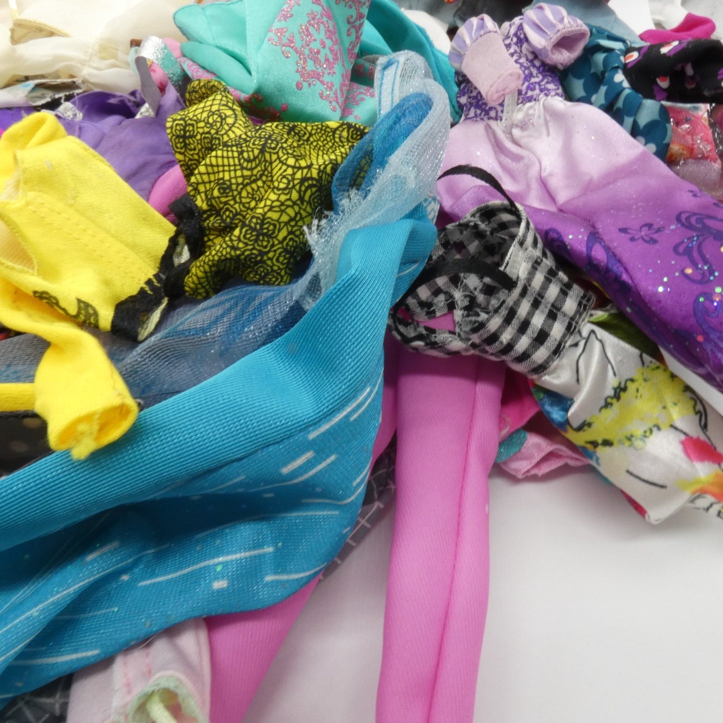 TLC Doll Size Clothing Remnants For Repair Lot A Barbie Ken Clone Varies 1 Pound