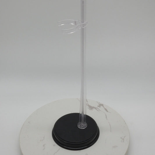 Barbie Ken Doll Display Stand Black Base Clear Post 2025 Signature Basics Mattel