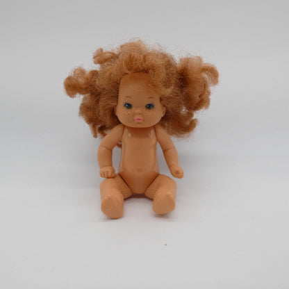 Heart Family Baby Doll Red Curly Hair Barbie Mattel Toddler Fashion Play Line F6