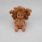 Heart Family Baby Doll Red Curly Hair Barbie Mattel Toddler Fashion Play Line F6