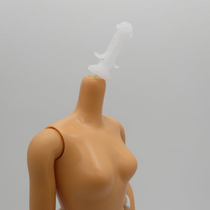 Barbie Doll Fashionistas Body Medium Light Neutra Skin 2018 Mattel FXN96