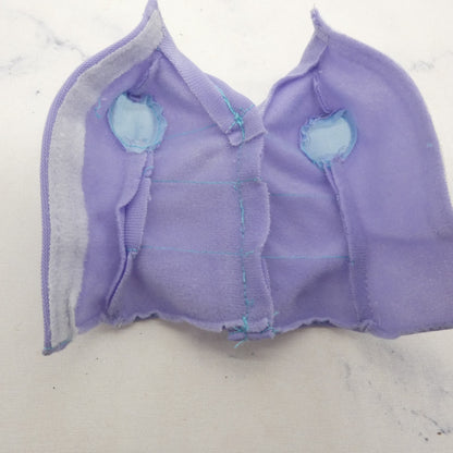 Barbie Farm Vet Doll Outfit Purple Fleece Vest Top Turquoise Leggings 2016 DHB71