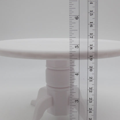 1/6 Scale Doll Furniture Round Dining Table All White Barbie Integrity Diorama