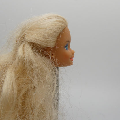 Barbie Dream Bride Doll Head Superstar Face Blue Green Sparkle Eyes 1992 1623