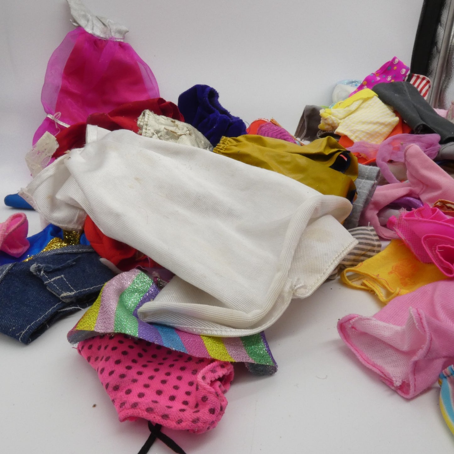 TLC Doll Size Clothing Remnants For Repair Lot D Barbie Ken Clone Varies 1 Pound