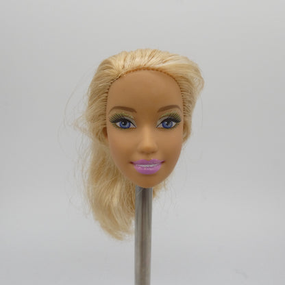 Barbie Beach Glam Doll Head Fashion Fever Glitter Eye Shadow 2007 Mattel K8383