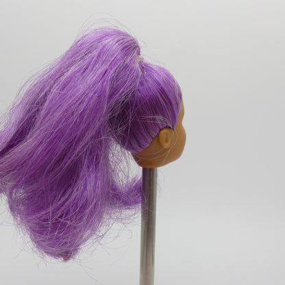 Barbie Doll Head Asha Face Purple Hair 2015 Star Light Adventure Galaxy Sal-Lee