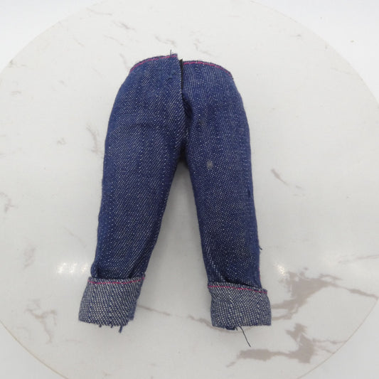 Barbie Fashion Fever Doll Capri Pants Blue Jeans 2007 Mattel Beach Glam K8383