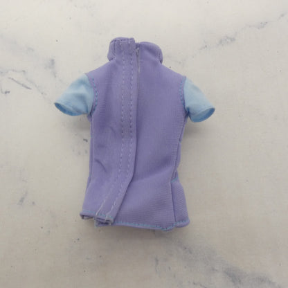 Barbie Farm Vet Doll Outfit Purple Fleece Vest Top Turquoise Leggings 2016 DHB71