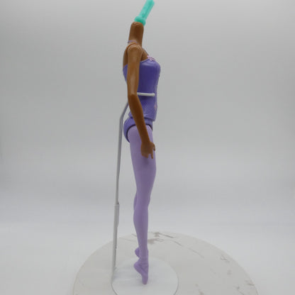 Barbie Ballerina Doll Body AA Medium Dark Skin Molded Bodysuit 2020 Mattel GJL61