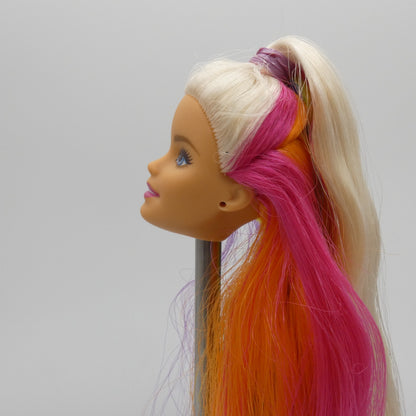 Barbie Rainbow Sparkle Hair Doll Medium Light Neutra Skin 2018 Mattel FXN96