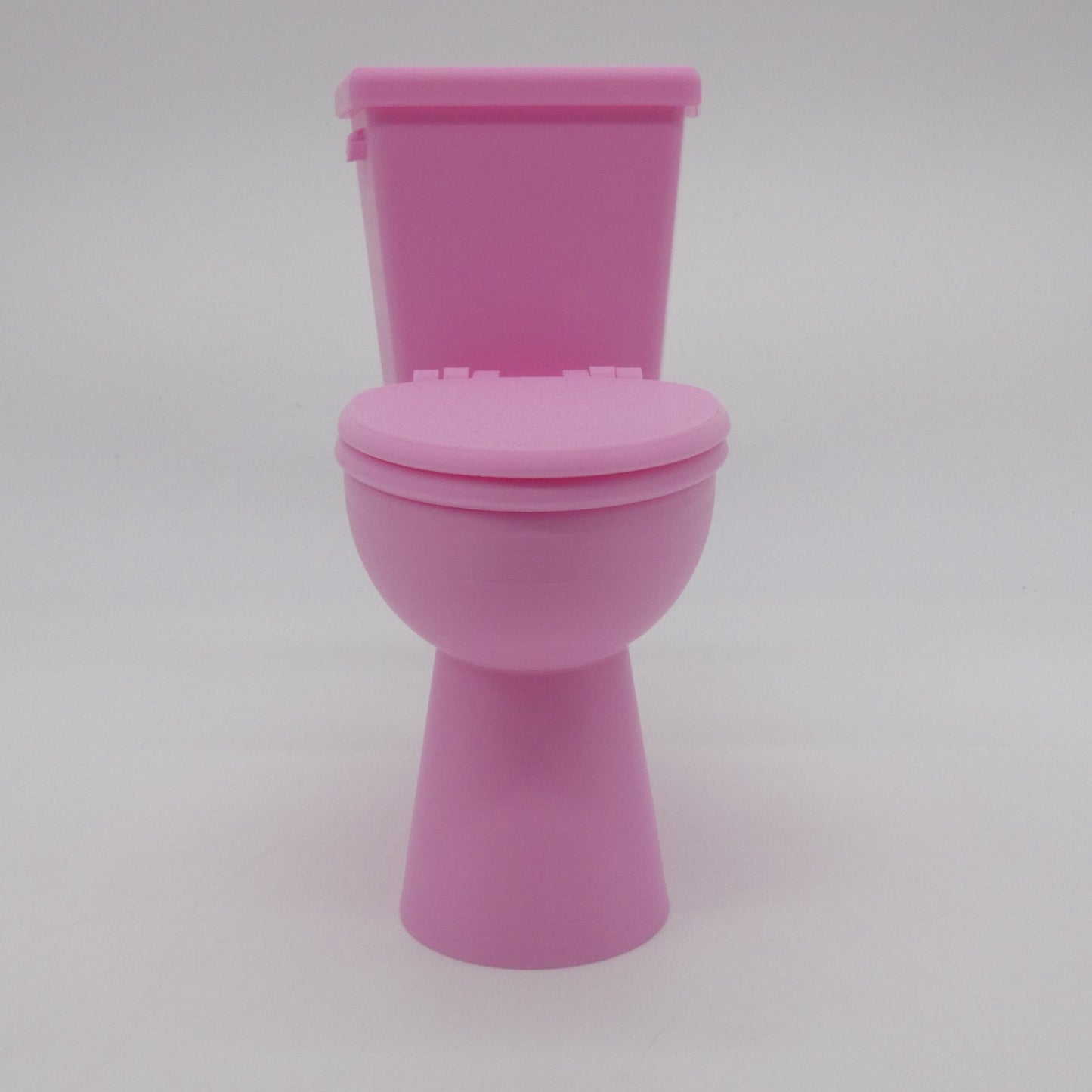 1/6 Scale Doll Furniture Bathroom Toilet Pink 1:6 Barbie Integrity Toys Diorama