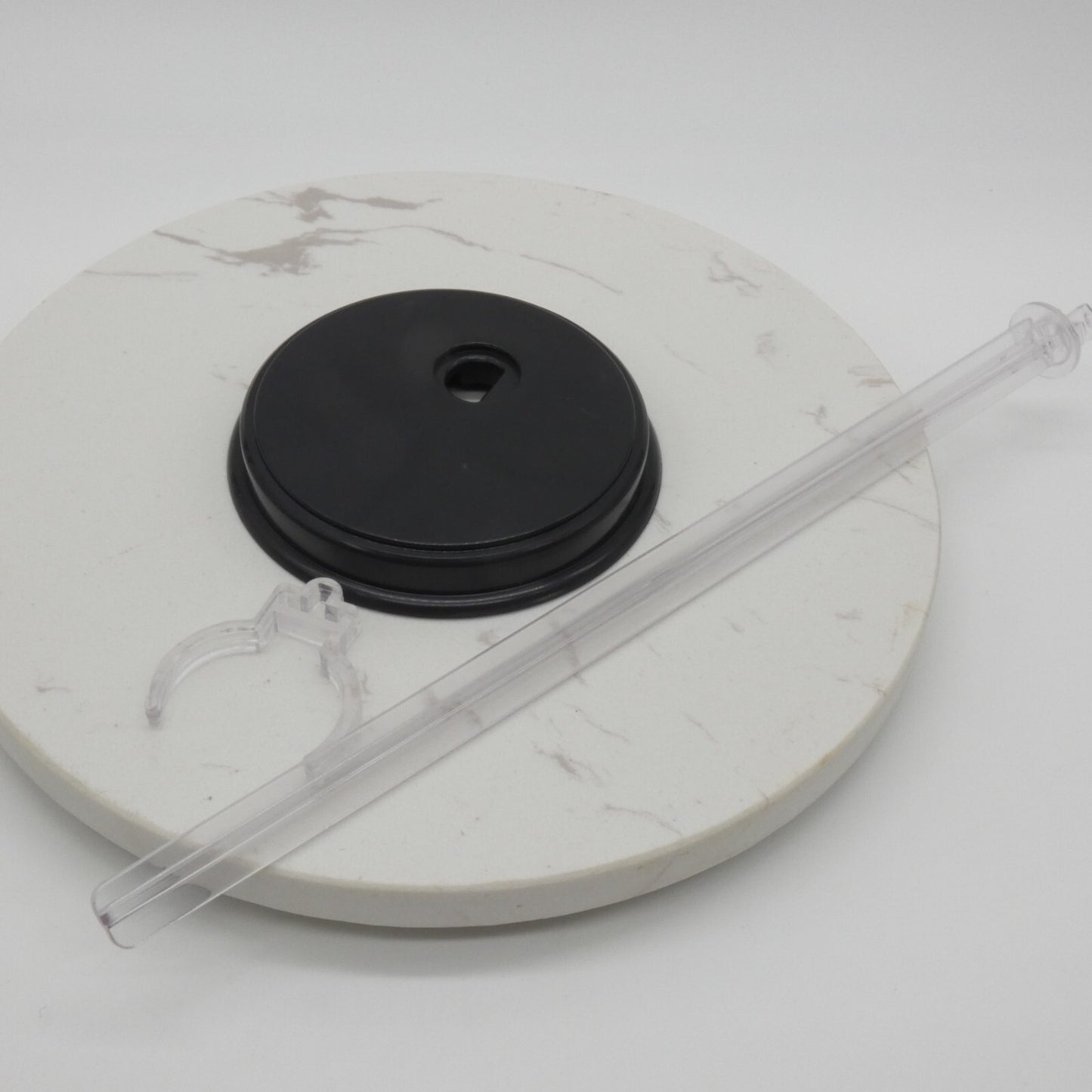 Barbie Ken Doll Display Stand Black Base Clear Post 2025 Signature Basics Mattel