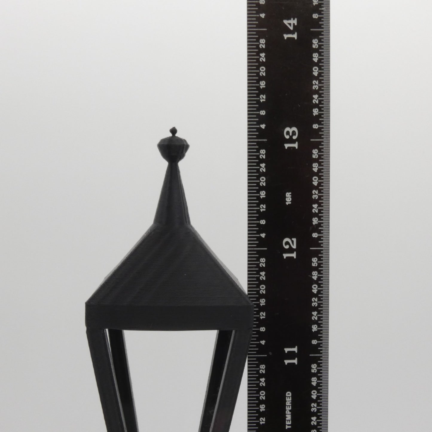 1/6 Scale Doll Decor Black 2 Piece Street Light Tall Lamppost Barbie Diorama