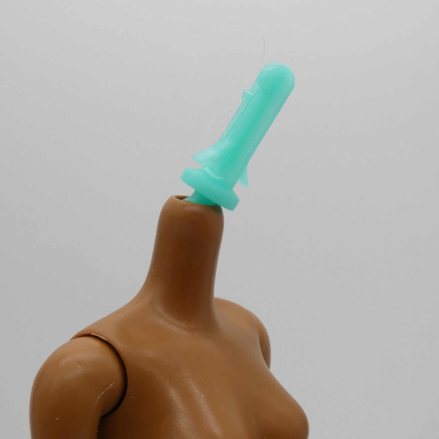 Barbie Fashionistas 185 Doll Body Only Heel Feet AA Dark Skin 2022 Mattel HBV17