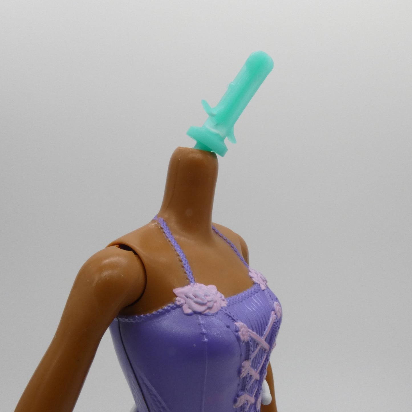 Barbie Ballerina Doll Body AA Medium Dark Skin Molded Bodysuit 2020 Mattel GJL61