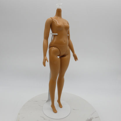 Barbie Fashionistas 095 Doll Curvy Body Brown Tan Skin Heel Feet 2018 FJF55