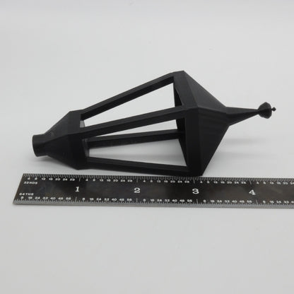 1/6 Scale Doll Decor Black 2 Piece Street Light Tall Lamppost Barbie Diorama