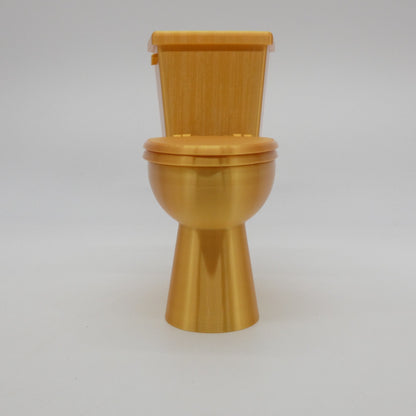 1/6 Scale Doll Furniture Bathroom Toilet Gold 1:6 Barbie Integrity Toys Diorama