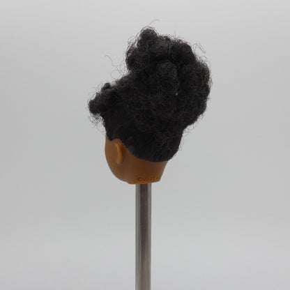 Barbie Fashionistas 185 Doll Head Mbili Face AA Dark Skin Freckles 2022 HBV17