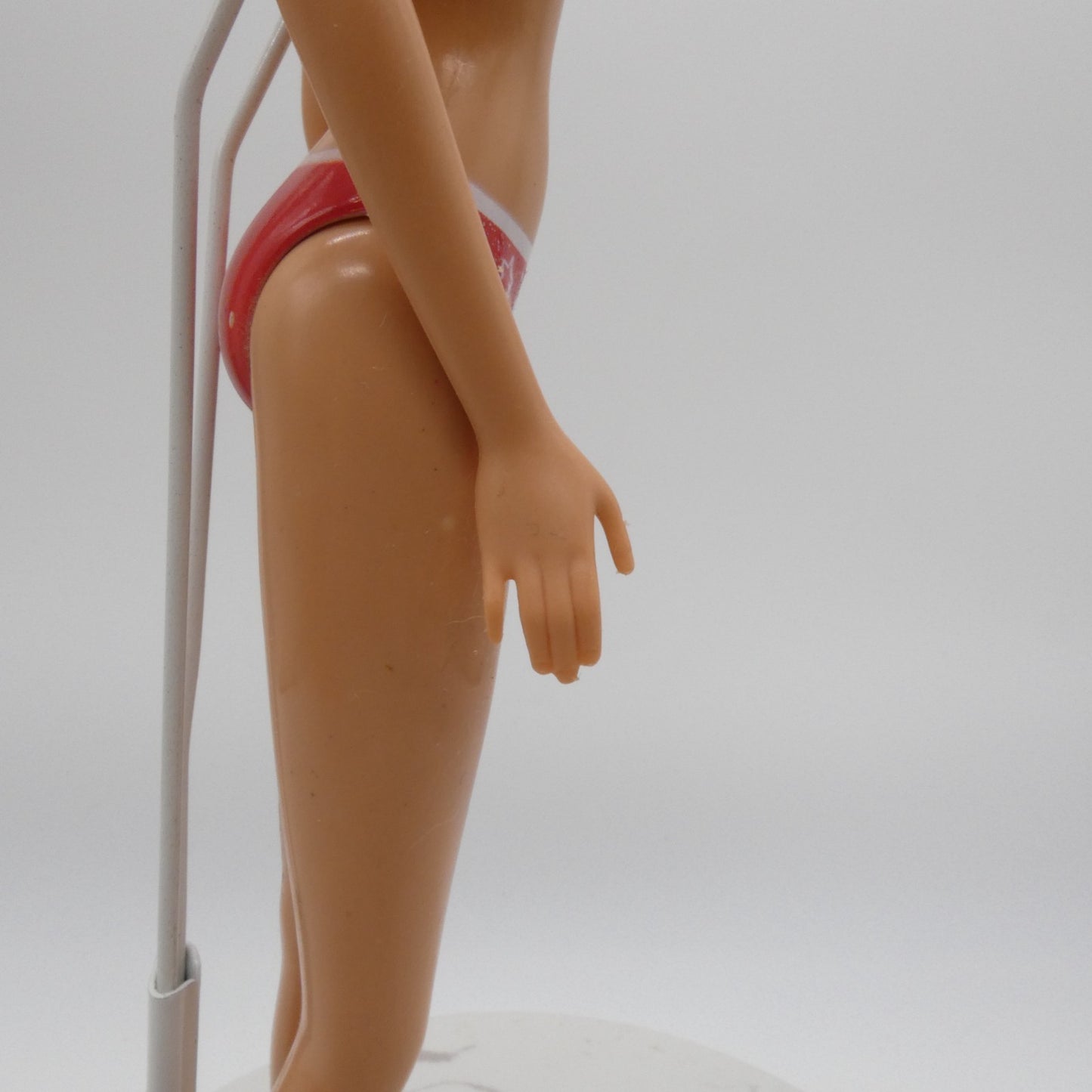 Barbie Doll Fashion Fever Body Bellybutton Molded Swimsuit Heel Feet Mattel 2000