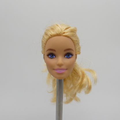 Barbie Travel Malibu Doll Head Mille Face Ponytail Open Mouth 2022 HJY18