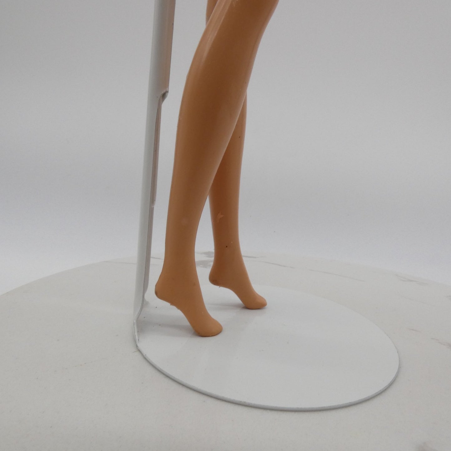 Barbie Doll Fashion Fever Body Bellybutton Molded Swimsuit Heel Feet Mattel 2000