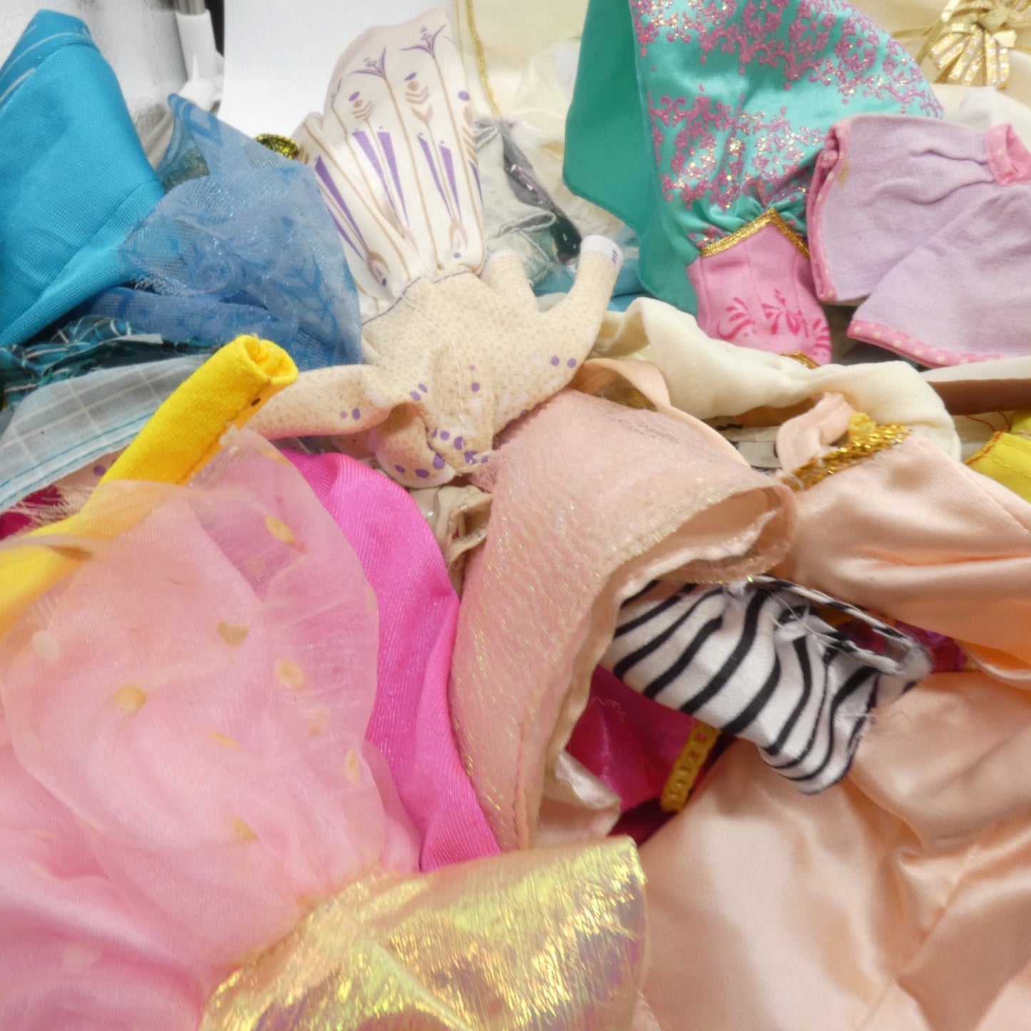 TLC Doll Size Clothing Remnants For Repair Lot A Barbie Ken Clone Varies 1 Pound