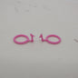 Barbie Fashion Fever Doll Earrings Pair Pink Hoop Jewelry 2007 Beach Glam K8383