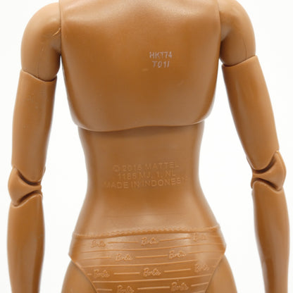 Barbie Made To Move Basketball Player Doll Body Medium Dark Skin Afra HKT74 M22