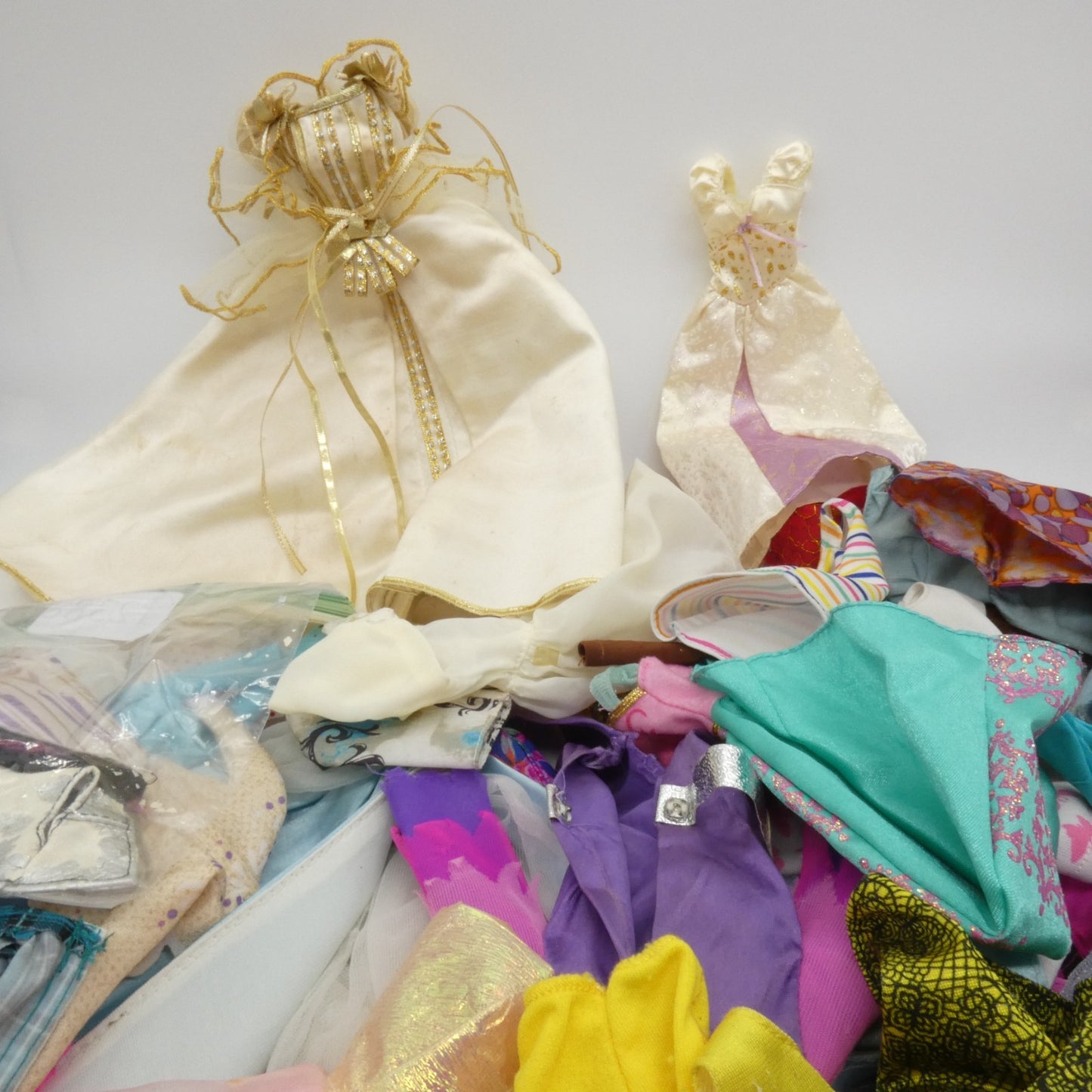 TLC Doll Size Clothing Remnants For Repair Lot A Barbie Ken Clone Varies 1 Pound