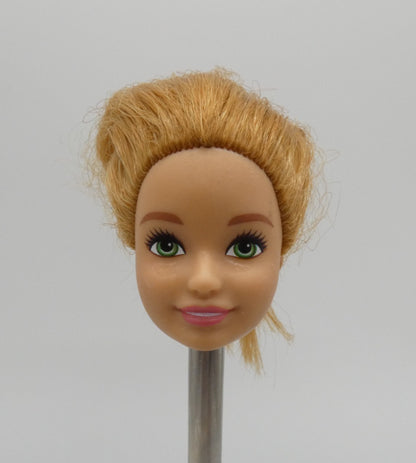 Barbie Team Stacie Camping Doll Head Green Eyes No Ponytail 2020 Mattel GJB58