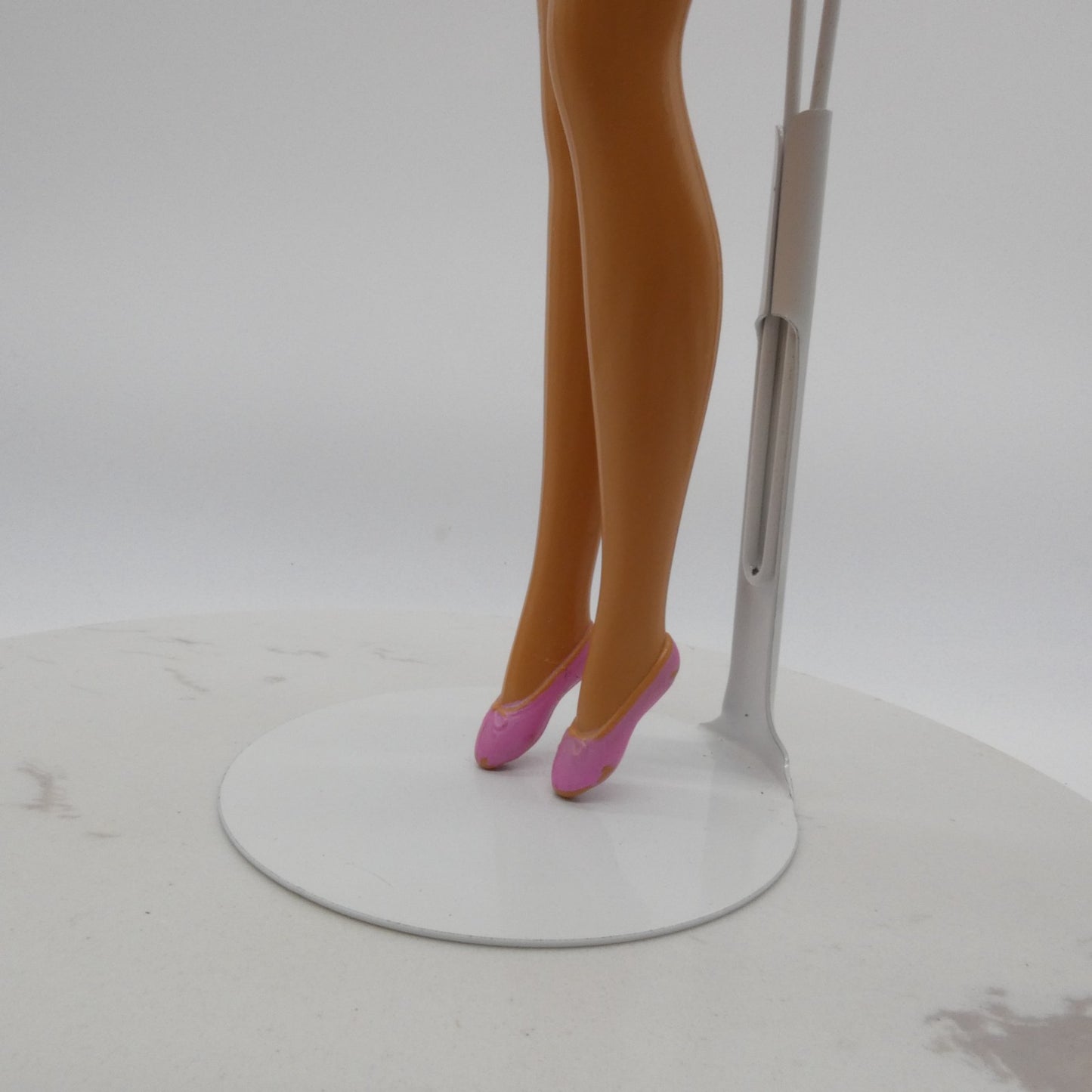 Barbie Doll Superstar Era Body Only TNT Molded Ballet Shoes Mattel 80s Indonesia