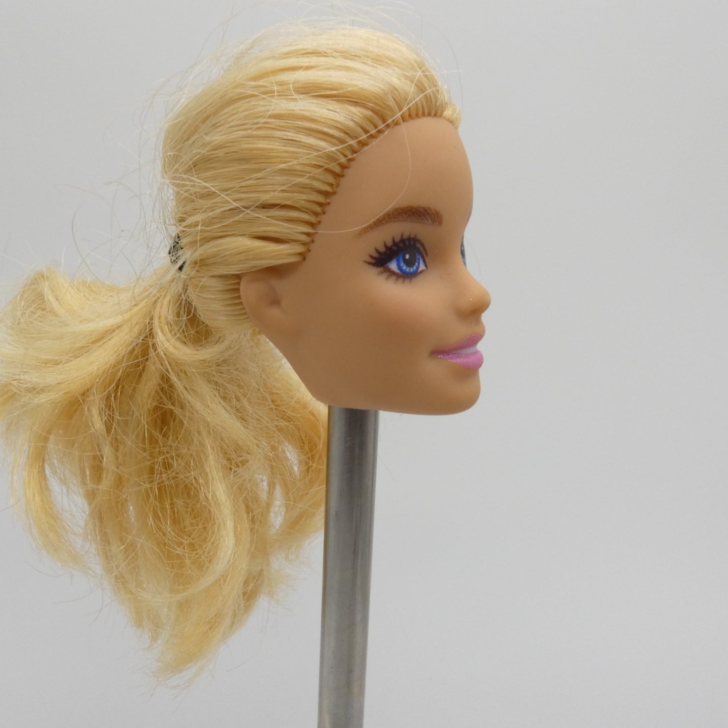 Barbie Travel Malibu Doll Head Mille Face Ponytail Open Mouth 2022 HJY18