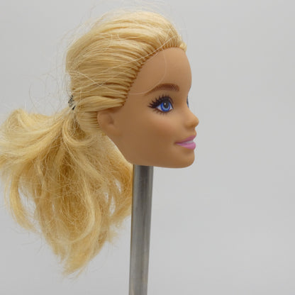 Barbie Travel Malibu Doll Head Mille Face Ponytail Open Mouth 2022 HJY18