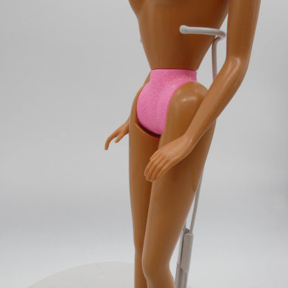 Barbie Doll Superstar Era Body Only TNT Molded Ballet Shoes Mattel 80s Indonesia