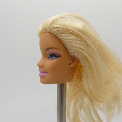 Barbie Doll Head CEO Generation Girl Face Medium Tan Skin Mattel 2000s