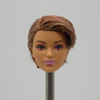 Barbie Victoria Face Doll Head Looks 22 Medium Light Skin Short Hair HRM14 2024