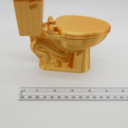 1/6 Scale Doll Furniture Bathroom Toilet Gold 1:6 Barbie Integrity Toys Diorama