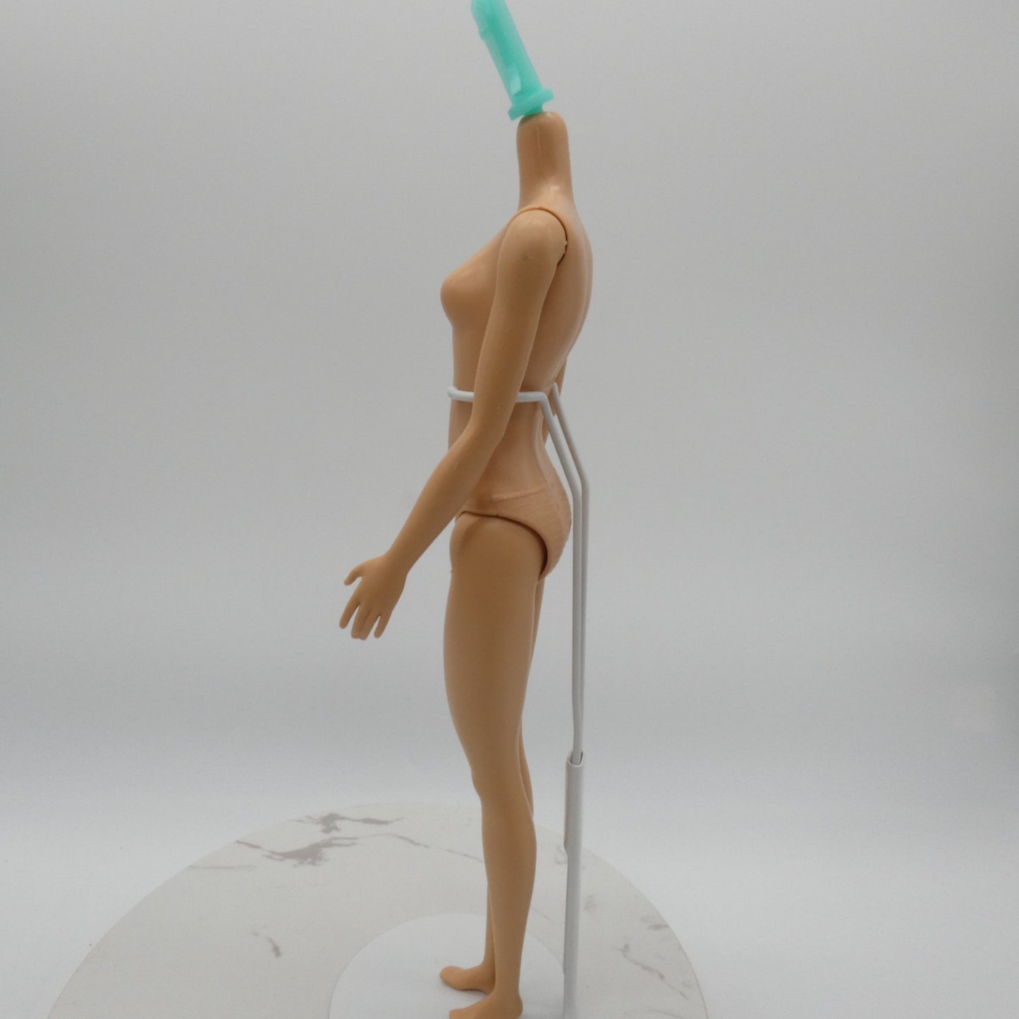 Barbie Lost Birthday Fashionistas Doll Body Straight Arms 2021 Mattel GTM82